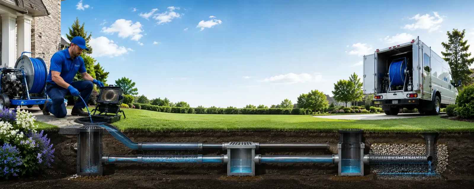 Outdoor drain cleaning information for Glennville, GA
